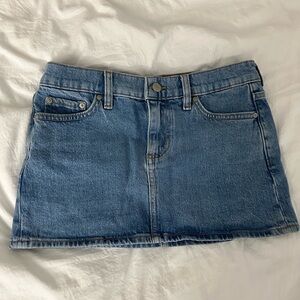 Aritzia Mini denim Skirt